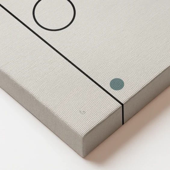 Balance 11 – Subtle Geometric Canvas Canvas  - 2