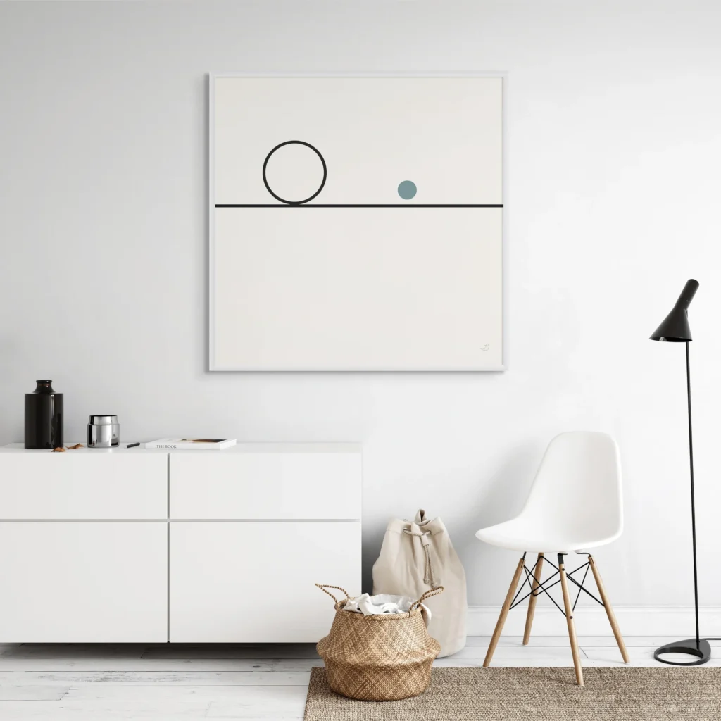 Balance 11 – Subtle Geometric Canvas Canvas  - 1