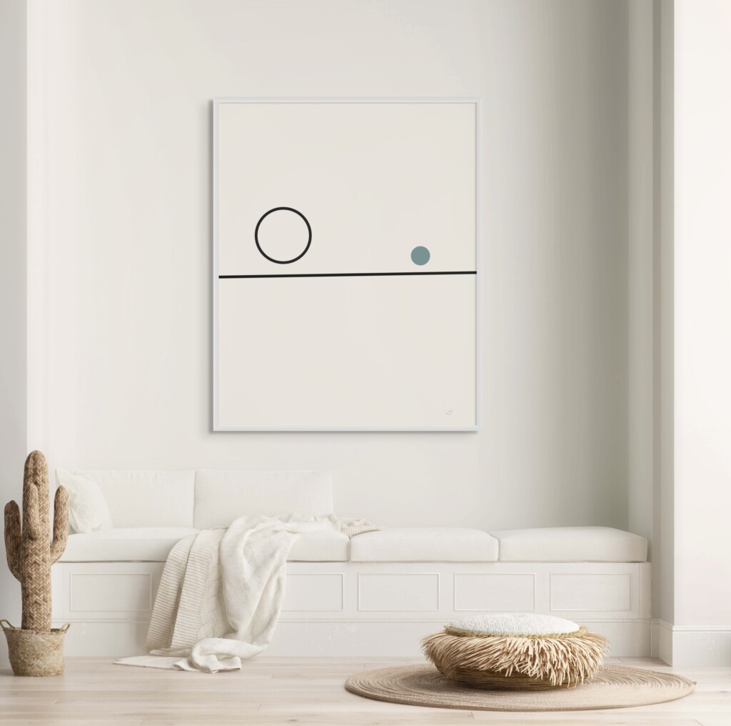 Balance 11 – Subtle Geometric Framed Poster Posters - 1 Balance 11 – Subtle Geometric Framed Poster Posters - 1