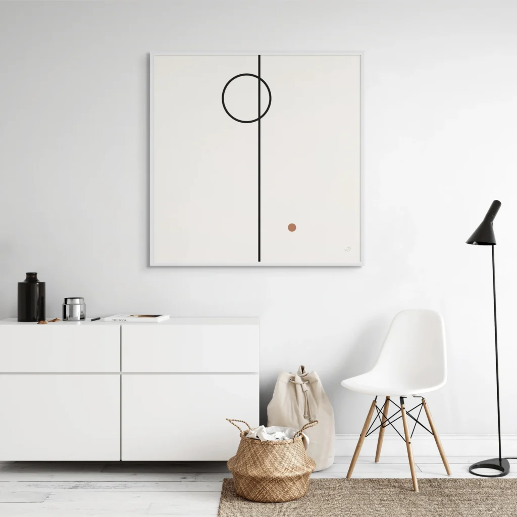 Balance 12 – Minimal Geometry Canvas Art Canvas  - 1