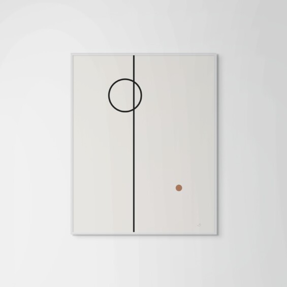 Balance 12 – Minimal Geometry Canvas Art Canvas  - 5