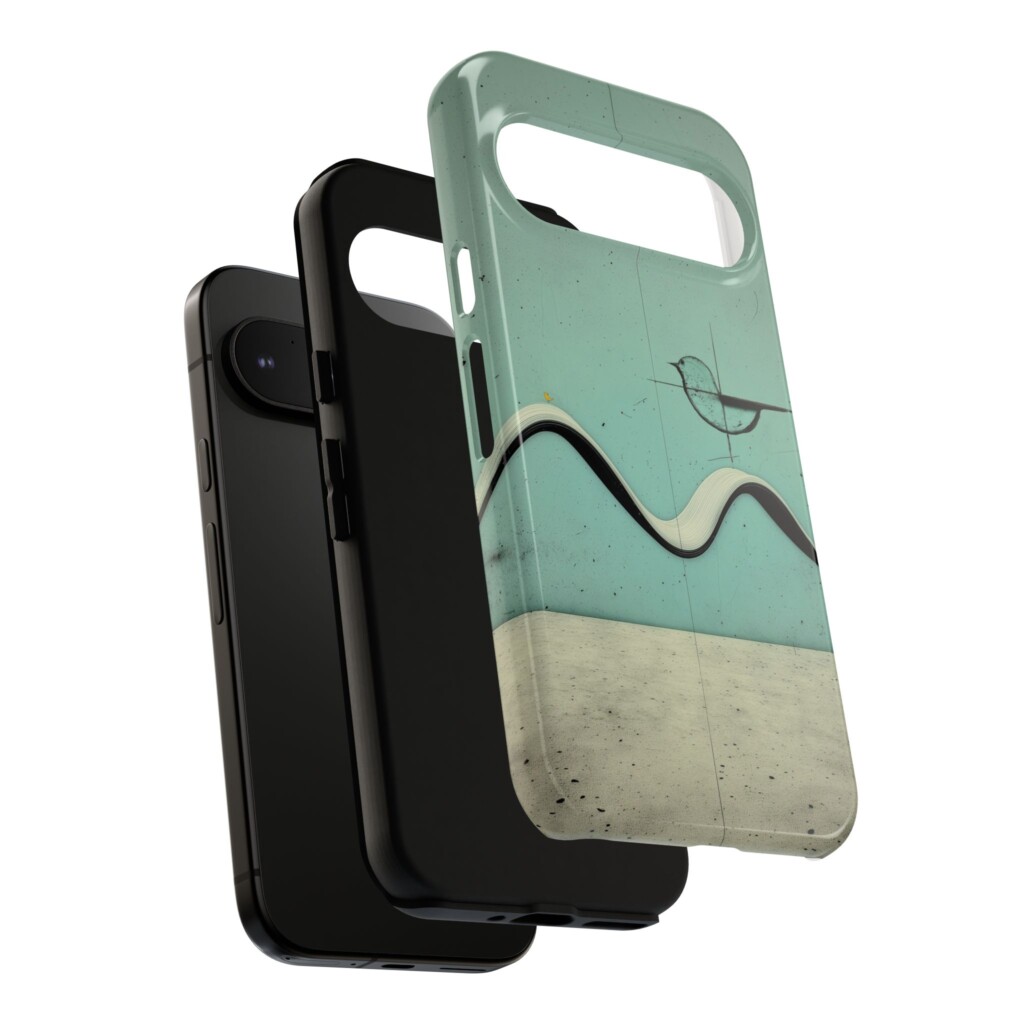 Phone Case – With The Wave Art  - 4