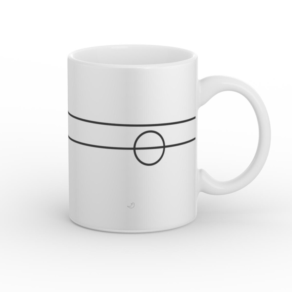Balance 06 – Minimal Line Art Coffee Mug Mugs  - 1
