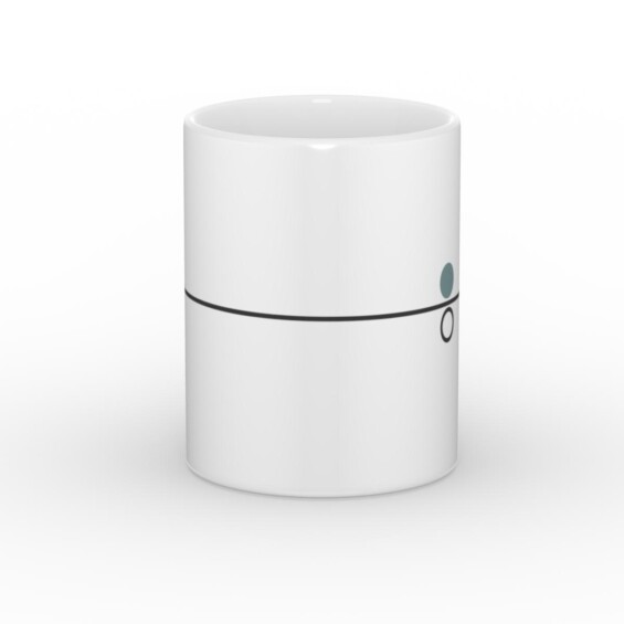 Balance 03 – Geometric Minimal Ceramic Mug Mugs  - 2