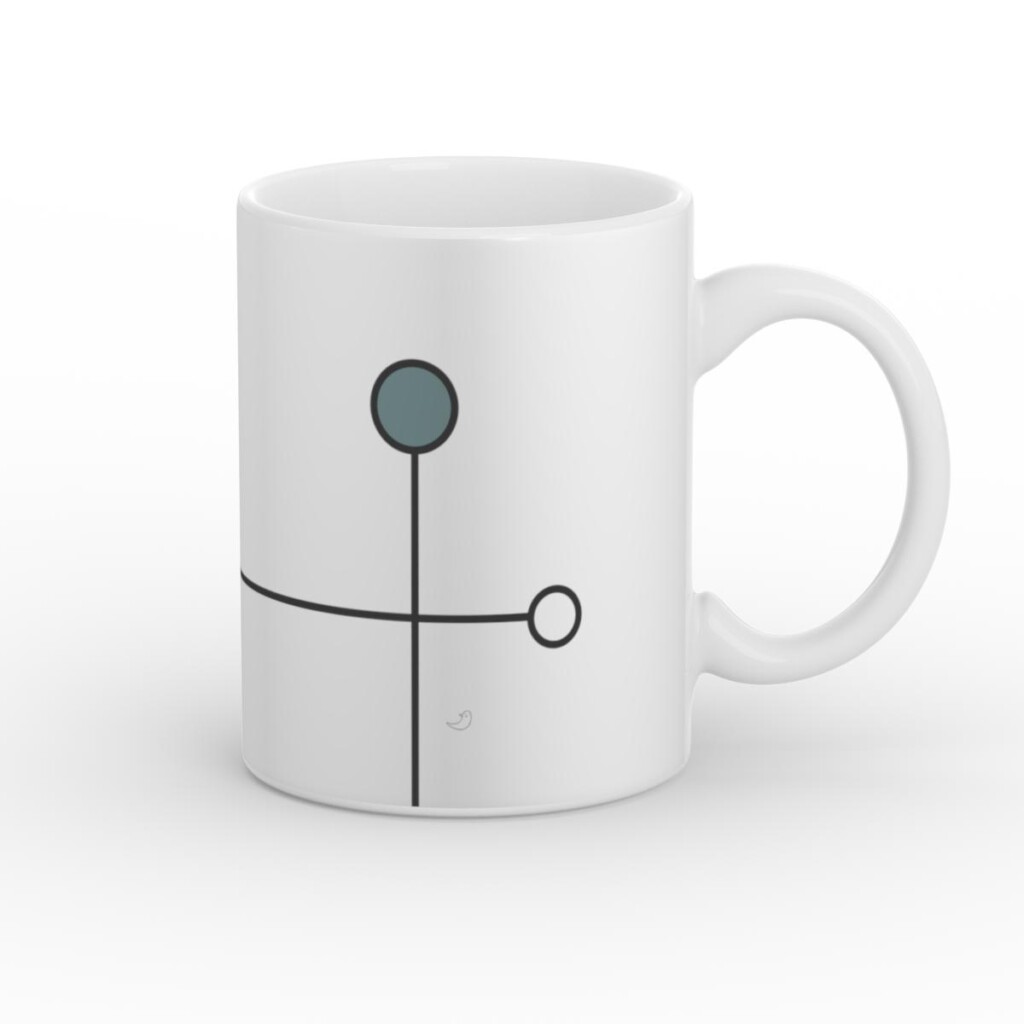 Balance 10 – Modern Minimalist Mug Mugs  - 1
