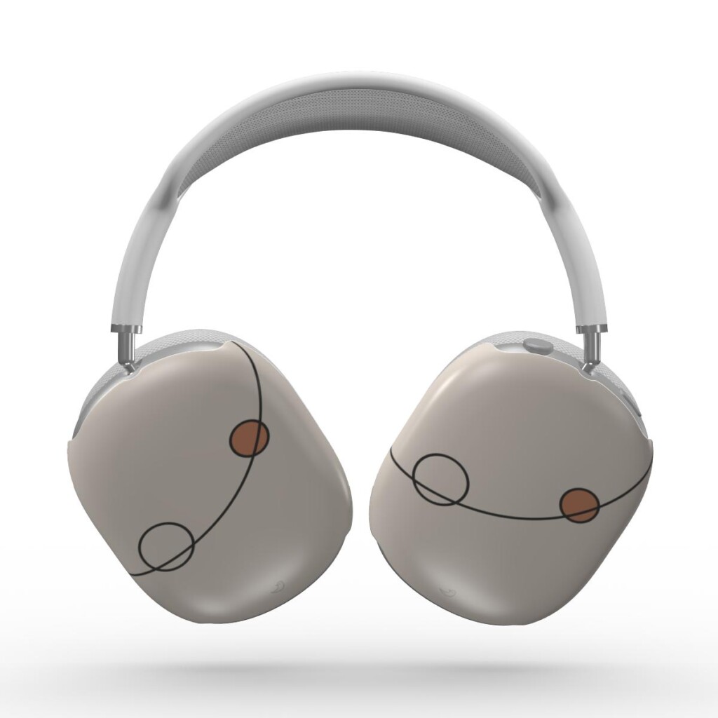 Balance 08 – Minimal Abstract AirPods Case AirPods Cases  - 4