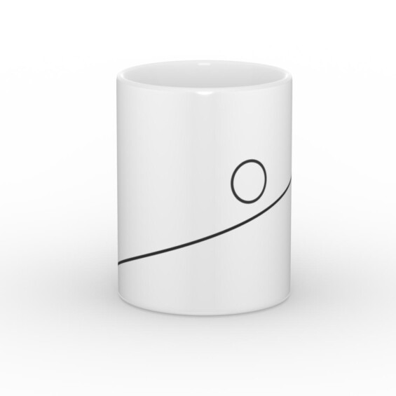 Balance 01 – Minimal Geometric Ceramic Mug Mugs  - 2