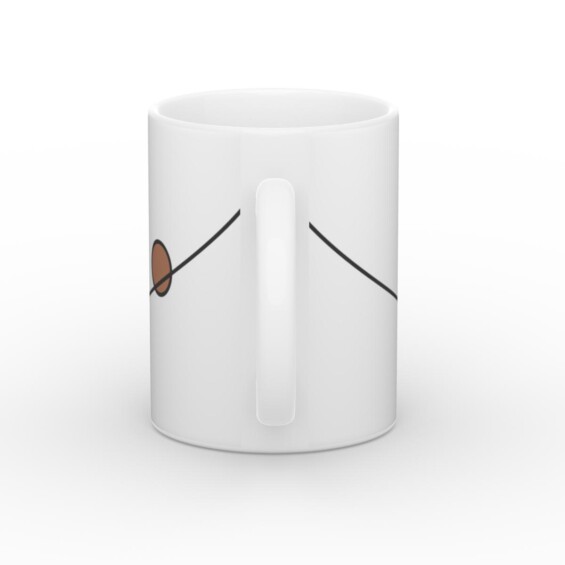 Balance 08 – Minimal Abstract Mug Mugs  - 4