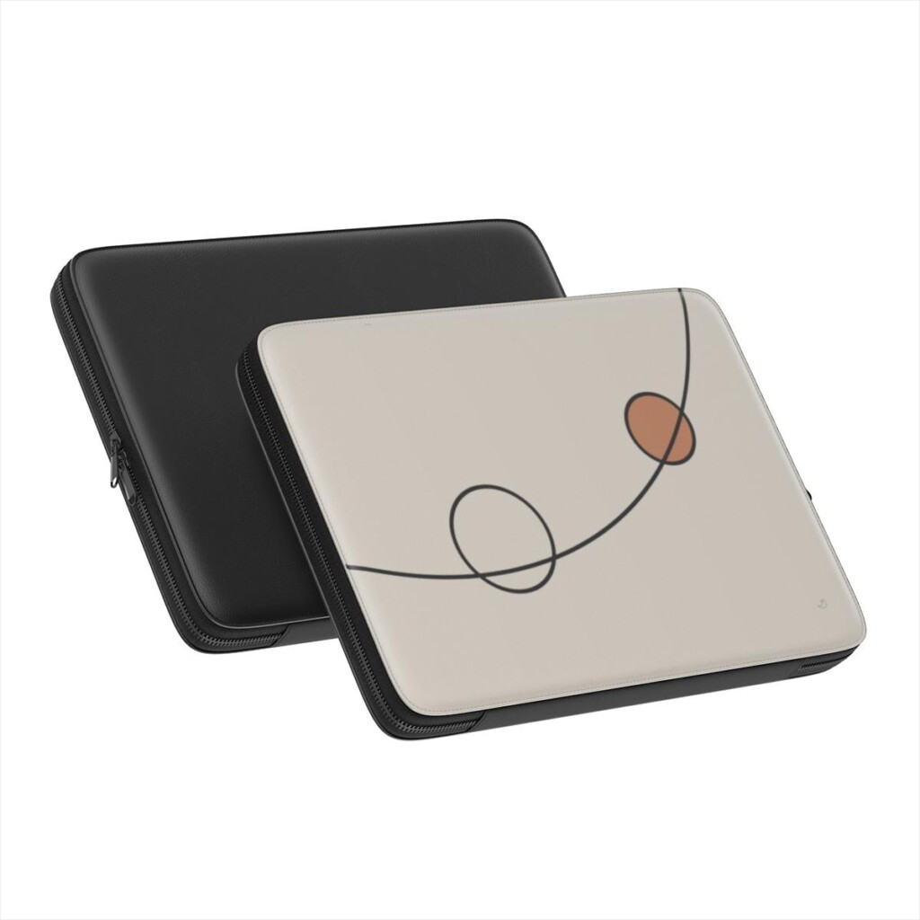Balance 08 – Minimal Abstract Laptop Sleeve Laptop Sleeves  - 1