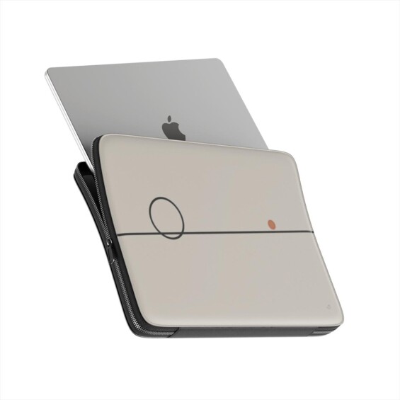 Balance 05 – Modern Geometric Laptop Sleeve Laptop Sleeves  - 2