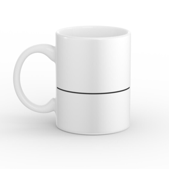 Balance 09 – Black Line Ceramic Mug Mugs  - 3