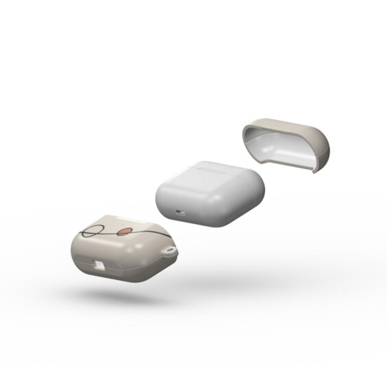 Balance 08 – Minimal Abstract AirPods Case AirPods Cases  - 3