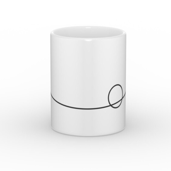Balance 08 – Minimal Abstract Mug Mugs  - 2
