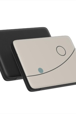 abstract laptop sleeve, minimalist laptop cover, geometric art sleeve, Balance Series, modern tech accessory