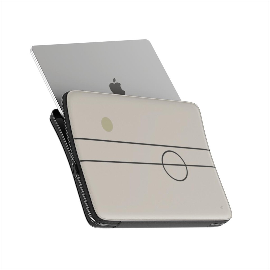 Balance 06 – Minimal Line Art Laptop Sleeve Laptop Sleeves  - 2
