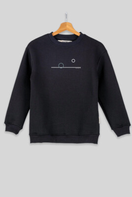 Balance 02 – Minimal Line Art Kids Sweatshirt, minimal design, art.happeak