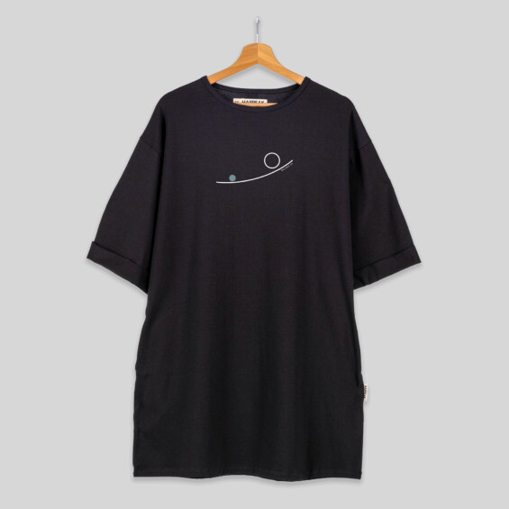 Balance 04 – Minimal Abstract Short T-shirt Dress Dresses  - 3