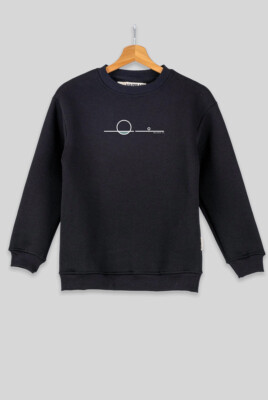 Balance 09 thin line minimalist kids sweatshirt art.HAPPEAK