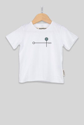 Balance 10 modern minimalist kids t-shirt art.HAPPEAK