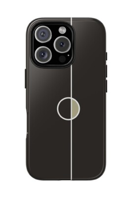 Balance 16 dark phone case within abstract design