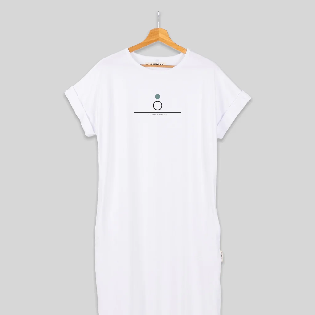 Balance 13 – Long T-Shirt Dress – Support Dresses  - 3