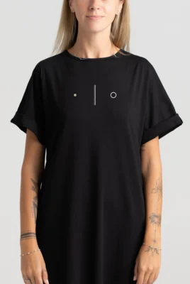 Balance 14 difference minimalist geometric long t-shirt dress