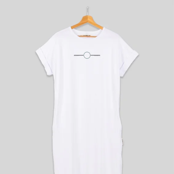 Balance 15 – Modern Minimalist Long T-Shirt Dress Dresses  - 4