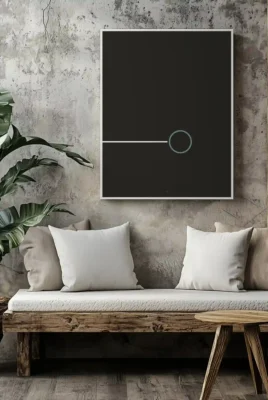 Balance 15 incomplete framed poster minimal art