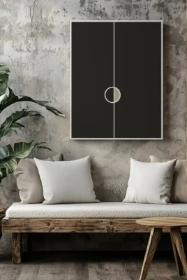 Balance 16 within framed poster minimal wall art