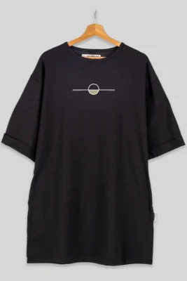 Balance 16 within minimal abstract short t-shirt dress