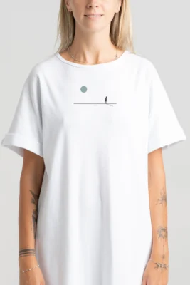 abstract minimal t-shirt dress