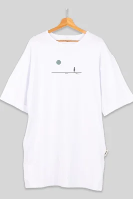 abstract short t-shirt dress