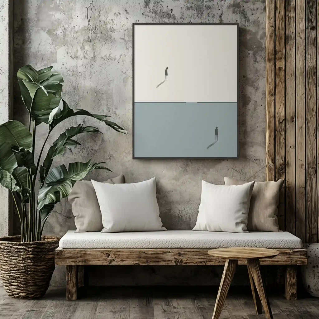 Presence 03 – Framed Poster – The Self Posters  - 1