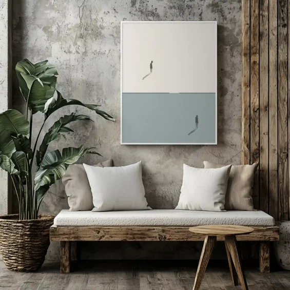 Presence 03 – Framed Poster – The Self Posters  - 2