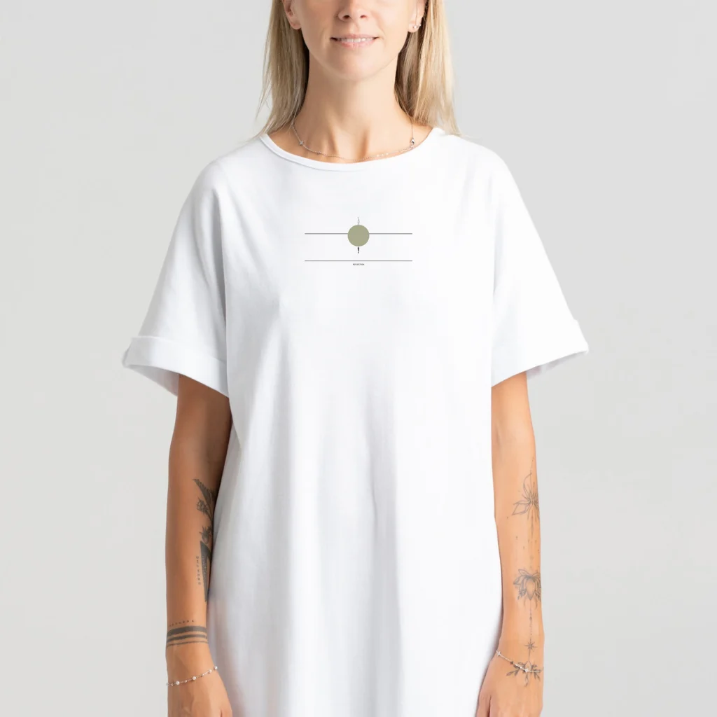 Presence 04 – Long T-Shirt Dress – Reflection Dresses  - 1
