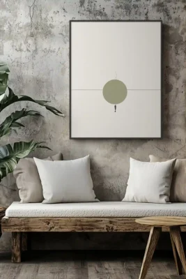 Minimal geometric poster Reflection