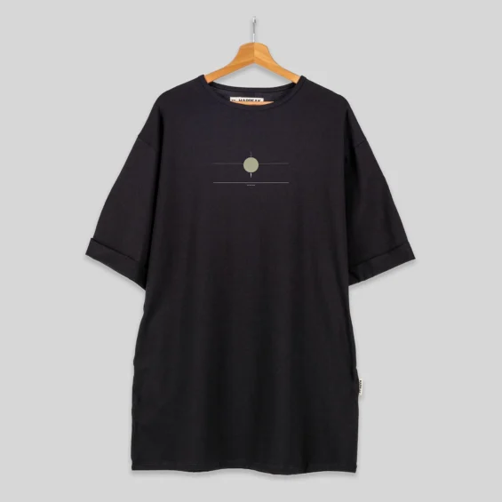 Presence 04  – Short T-Shirt Dress – Reflection Dresses  - 3