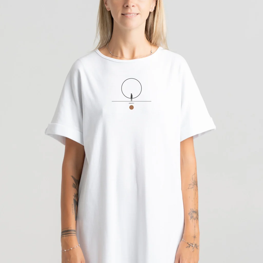 Presence 05 – Long T-Shirt Dress – Identity Dresses  - 3
