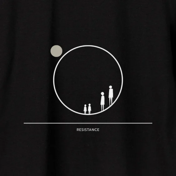 Presence 06 – Long T-Shirt Dress – Resistance Dresses  - 2