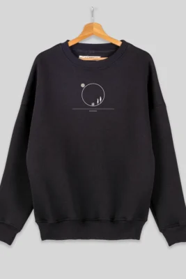 geometric minimal sweatshirt