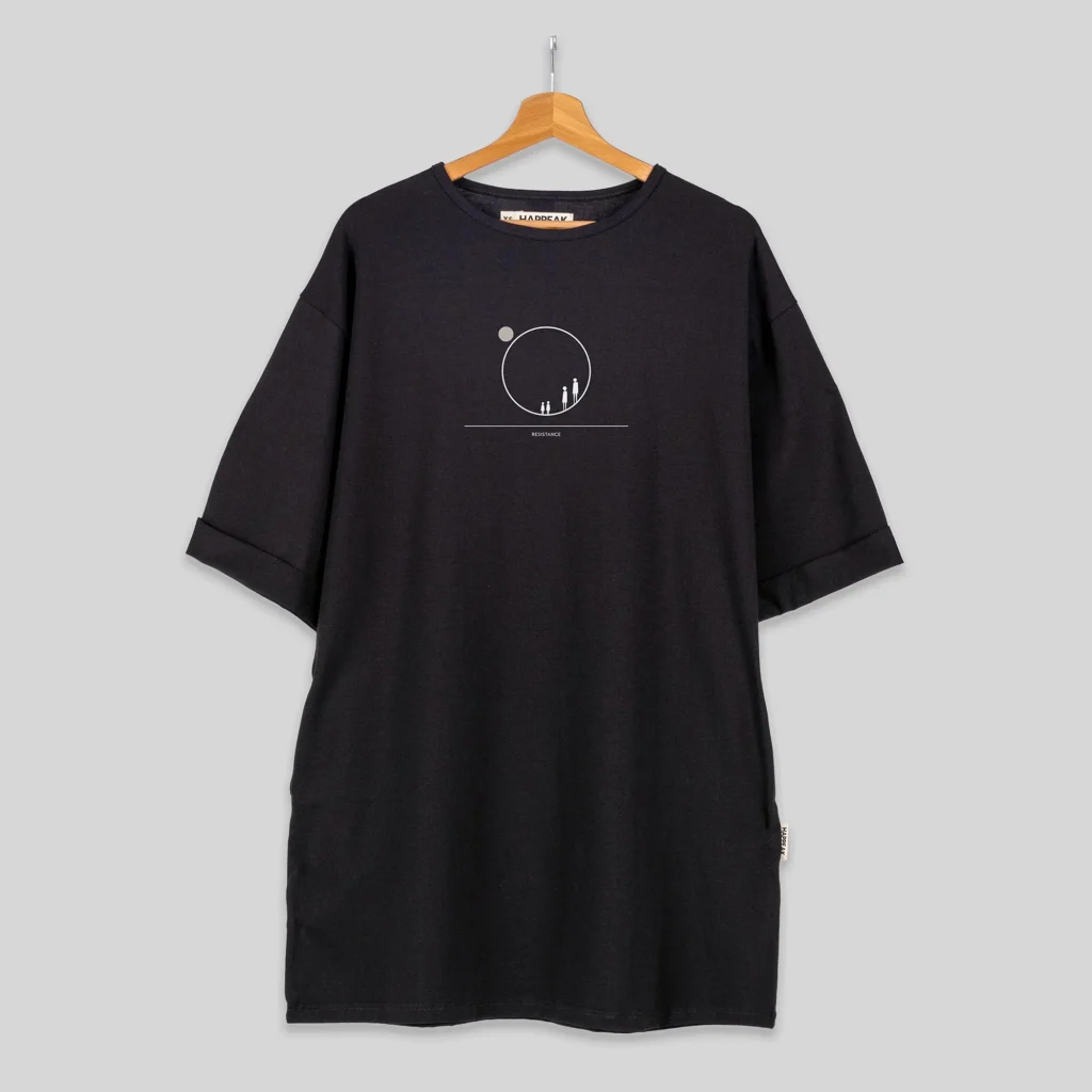 Presence 06  – Short T-Shirt Dress – Resistance Dresses  - 1