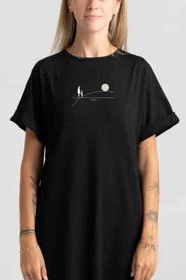 minimal long dress with pockets