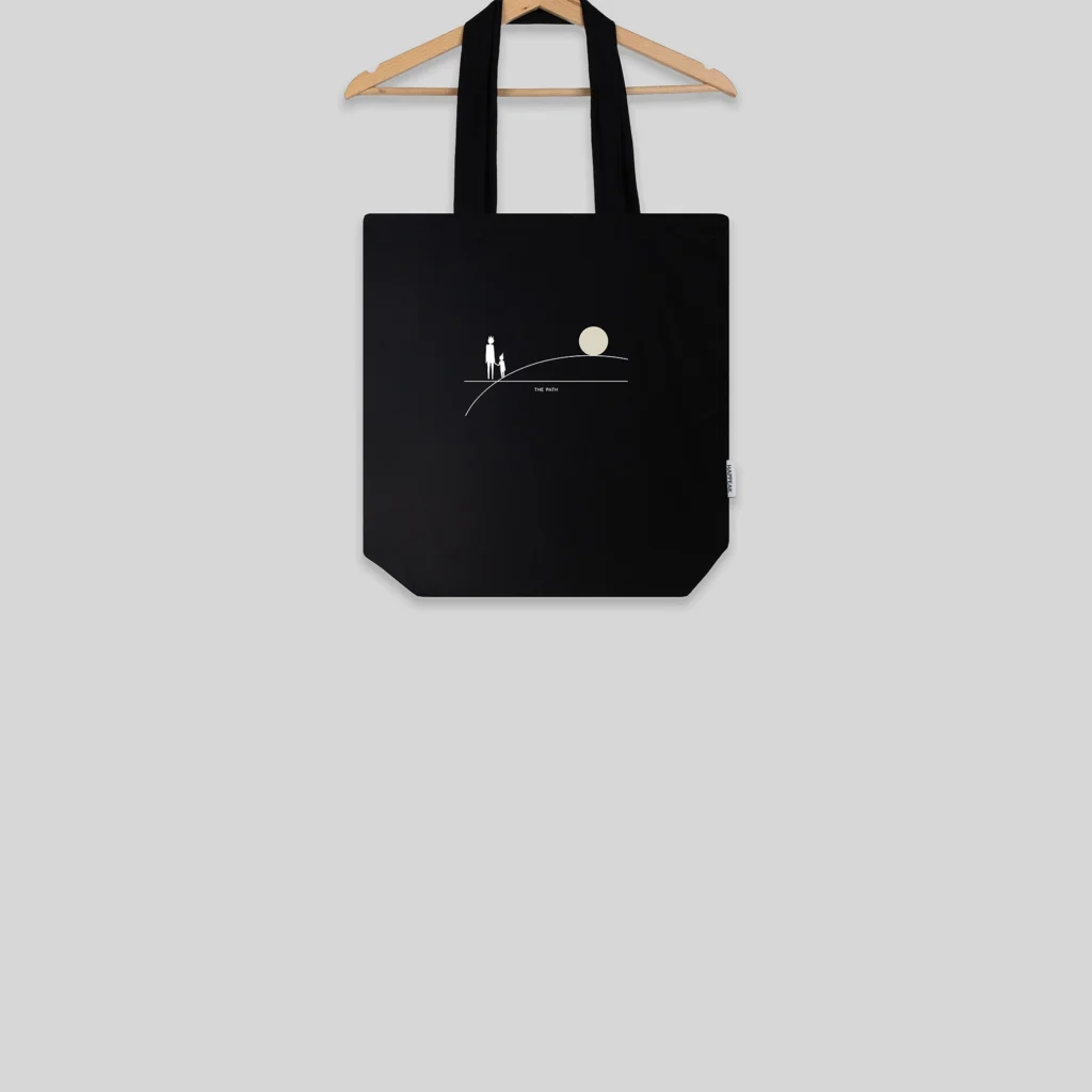 Presence 07 – Tote Bag – The Path Tote bags - 1 Presence 07 – Tote Bag – The Path Tote bags - 1