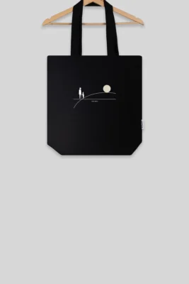 minimal path tote bag