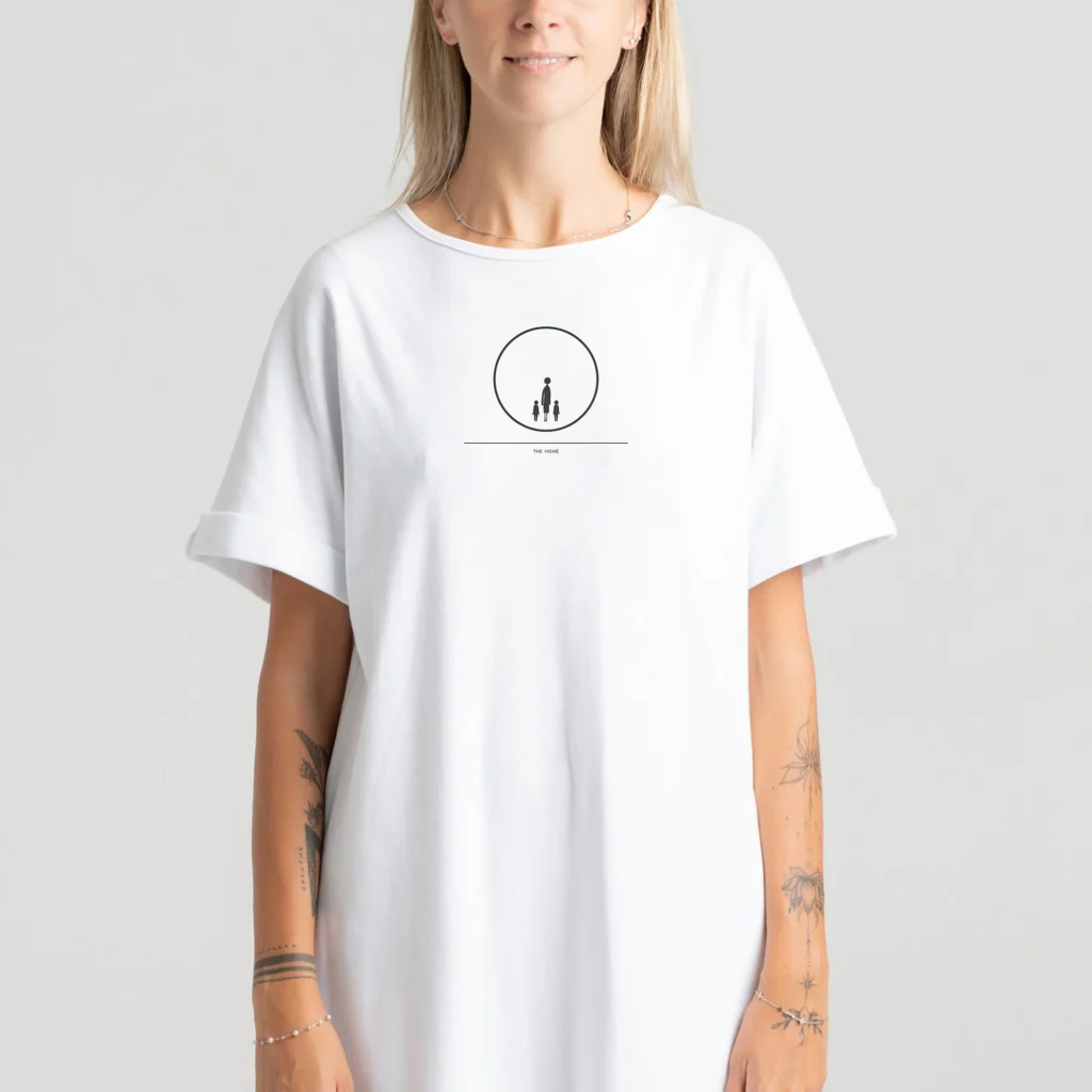 Presence 08 – Long T-Shirt Dress – The Home Dresses  - 3