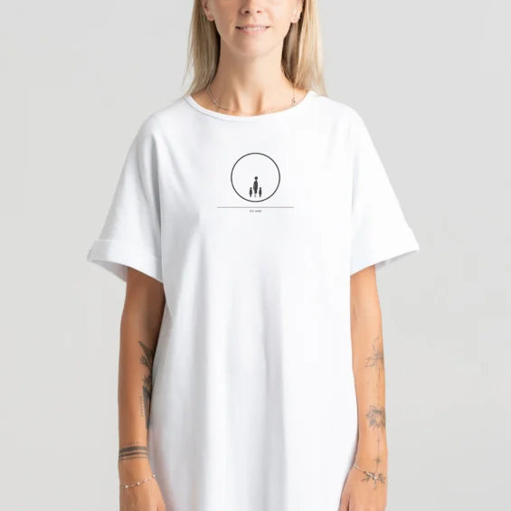 Presence 08 – Long T-Shirt Dress – The Home Dresses  - 3