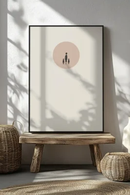 minimal home wall art