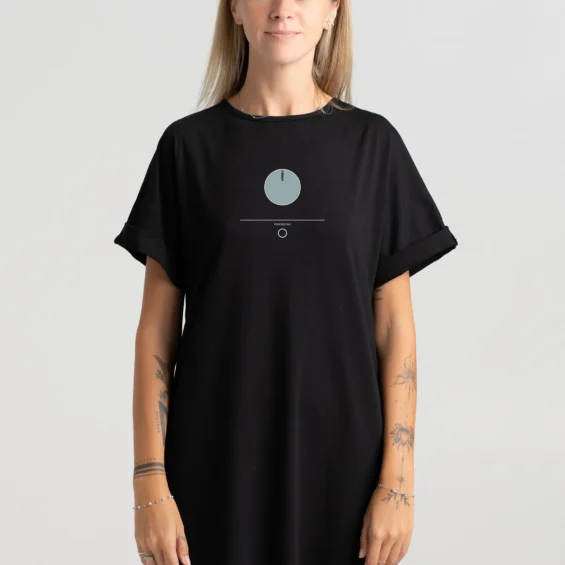 Presence 09 – Long T-Shirt Dress – Perspective Dresses  - 3