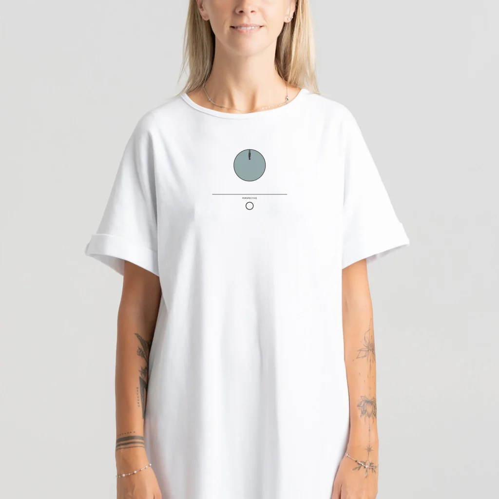 Presence 09 – Long T-Shirt Dress – Perspective Dresses  - 1