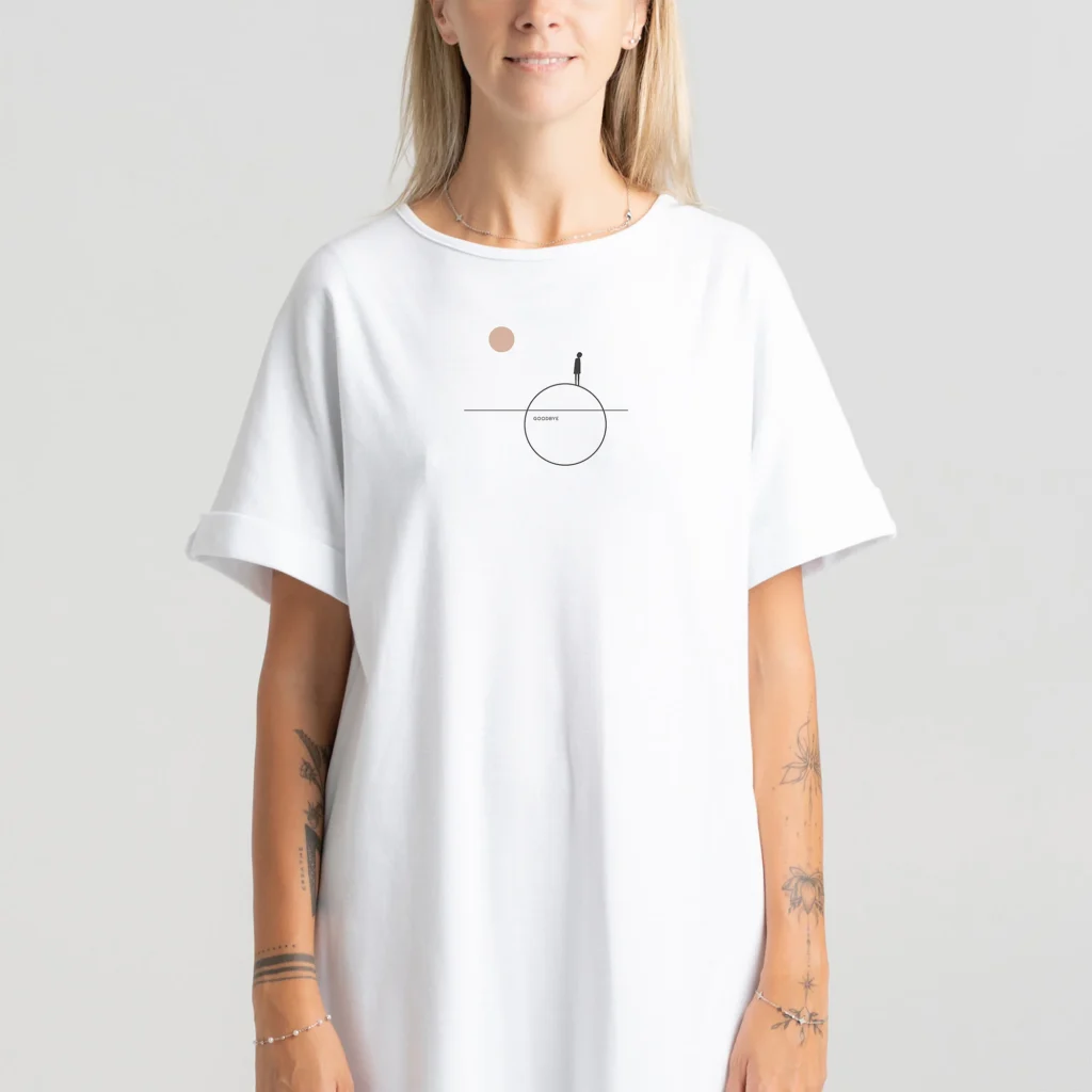 Presence 12 – Long T-Shirt Dress – Goodbye Dresses  - 1